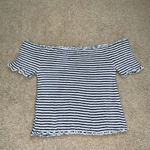 Off the Shoulder Crop Top